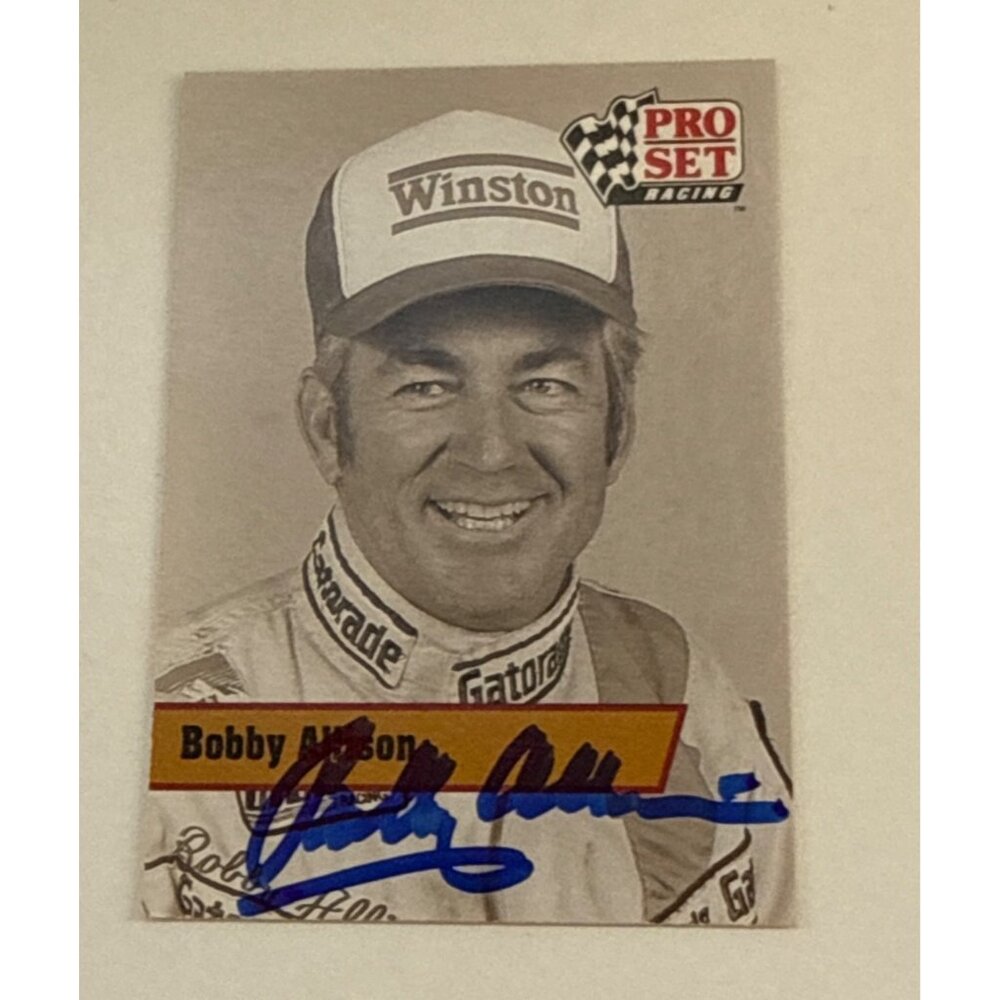 Bobby Allison Signed Pro Set Racing Card L31 Winston Cup Legend NASCAR